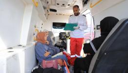 جانب من الاجلاء الطبي