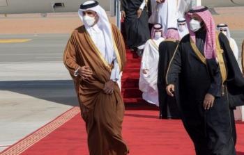 الامير تميم والامير محمد بن سلمان