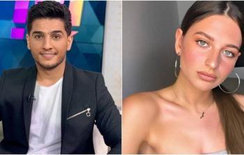 الفنان الفلسطيني محمد عساف وزوجته ريم عودة