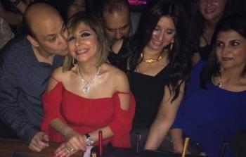 لميس الحديدي وزوجها الاعلامي عمر أديب