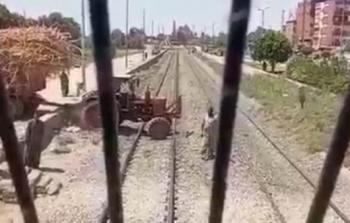 سائق قطار مصري يمنع كارثة إنسانية