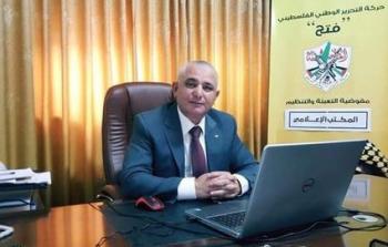منير الجاغوب رئيس المكتب الاعلامي في مفوضية التعبئة والتنظيم لحركة فتح