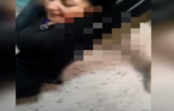 مشهد من المشاجرة