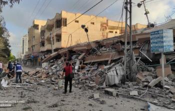 دمار في غزة جراء العدوان