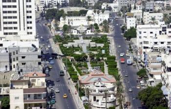 شارع عمر المختار بقطاع غزة