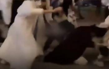 جانب من المشاجرة