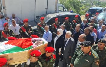 من وداع المناضل الفلسطيني حنا عيسى