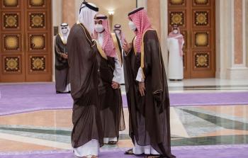 امير قطر وولي عهد السعودية