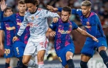 جانب من مباراة سابقة بين برشلونة وبايرن ميونيخ