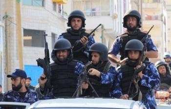 عناصر الشرطة الفلسطينية في غزة