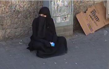 تسول في رام الله