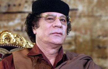 الرئيس الليبي السابق معمر القذافي