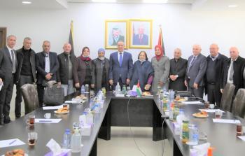 لقاء حسين الشيخ مع كوادر وزارة الصحة الفلسطينية في غزة