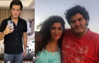 غادة عادل ونجلها عبدالله
