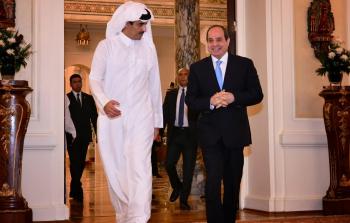 زيارة أمير قطر إلى مصر