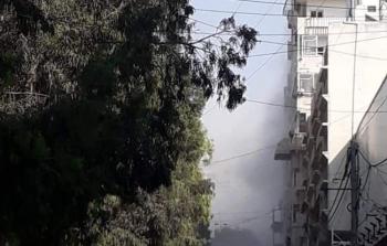 من القصف
