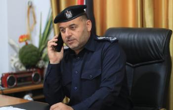 العقيد أيمن البطنيجي المتحدث باسم الشرطة الفلسطينية في غزة