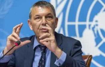 المفوض العام لوكالة الأمم المتحدة لإغاثة وتشغيل اللاجئين الفلسطينيين ( الأونروا ) فيليب لازاريني