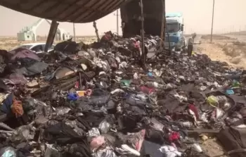 حقائب المعتمرين المحترقة في مصر