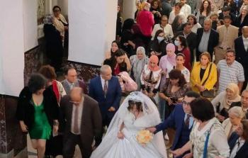 جانب من حفل الزفاف