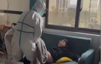 سحل مصاب بكورونا