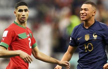 مباراة المغرب وفرنسا في كأس العالم 2022