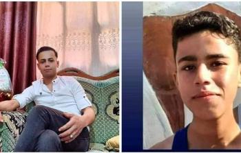الشابين بسام احمد الدربي وهادي أحمد  كساب