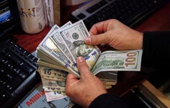 ارتفاع سعر الدولار الأمريكي مقابل الشيكل