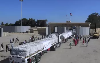 شاحنات المساعدات