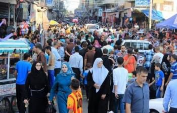 احد الاسواق الفلسطينية