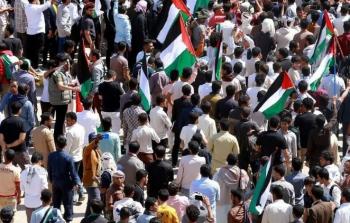 تظاهرات في الضفة