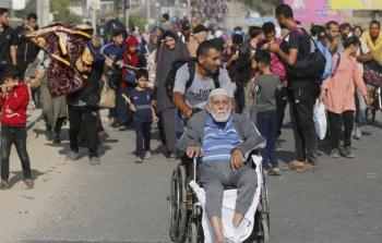 نزوح اهل شمال غزة الى الجنوب