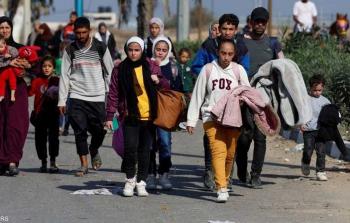 فلسطينيون ينزحون من شمال القطاع إلى جنوبه