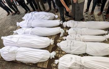 جثامين شهداء في قطاع غزة