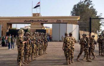 عناصر من الجيش المصري عند معبر رفح.. أرشيفية © AFP