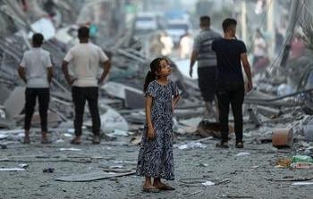 هدم احياء كاملة في قطاع غزة