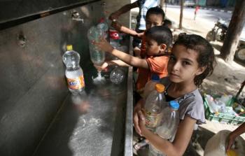 أزمة المياه في غزة خلال الحرب