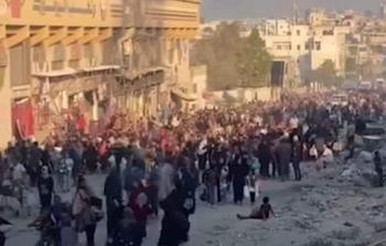 نزوح آلاف الغزيين من شرق غزة الى غربه