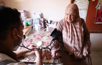 النقاط الطبية الميدانية التابعة لجمعية الهلال الأحمر