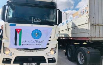 احدى الشاحنات
