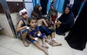 أطفال ونساء جرحى نتيجة غارة إسرائيلية