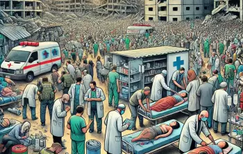 تفشي الأمراض المعدية في غزة