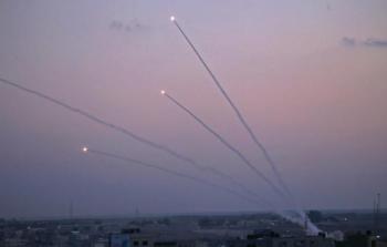 رشقة صاروخية