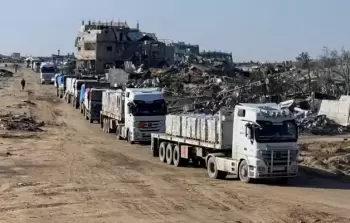 شاحنات المساعدات