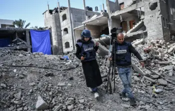 صحافيات غزة فلسطين