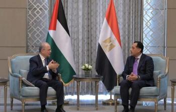 رئيس الوزراء الفلسطيني ونظيره المصري