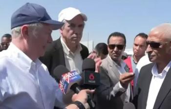 الوفد الأمريكي في معبر رفح