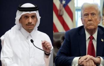 ترمب ورئيس الوزراء القطري