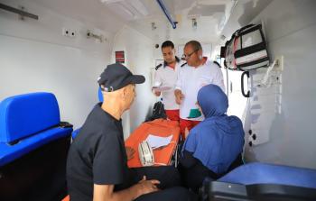 الهلال الأحمر الفلسطيني - الاجلاء الطبي