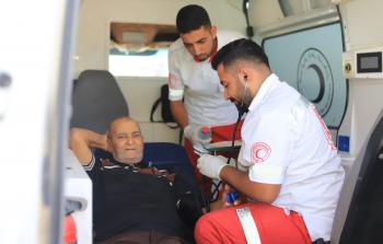 جانب من الاجلاء الطبي